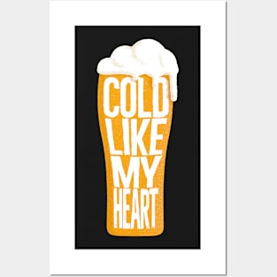 cold like my heart Posters and Art